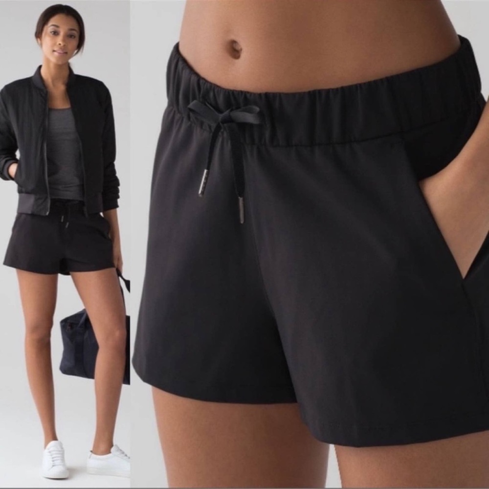 COPY - Lululemon Athletica Black On The Fly Shorts High Waisted Women's Size 8